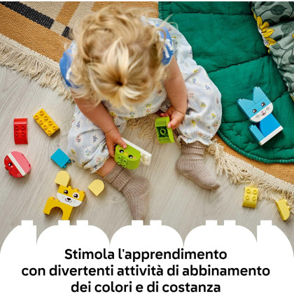 DUPLO 10477 - Animali domestici creativi 3 in 1