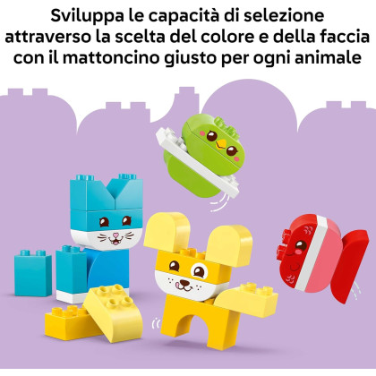 DUPLO 10477 - Animali domestici creativi 3 in 1