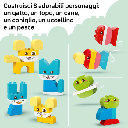 DUPLO 10477 - Animali domestici creativi 3 in 1