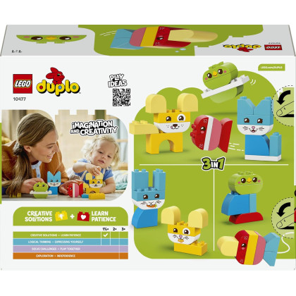 DUPLO 10477 - Animali domestici creativi 3 in 1