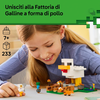 LEGO Minecraft 21585 - Fattoria di galline