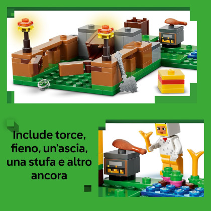 LEGO Minecraft 21585 - Fattoria di galline