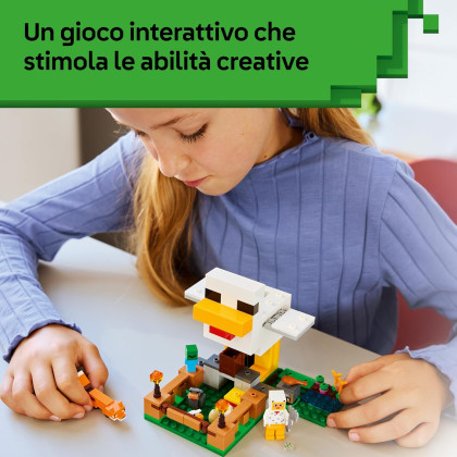 LEGO Minecraft 21585 - Fattoria di galline