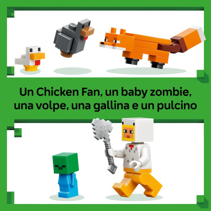 LEGO Minecraft 21585 - Fattoria di galline