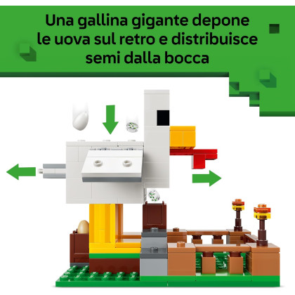 LEGO Minecraft 21585 - Fattoria di galline