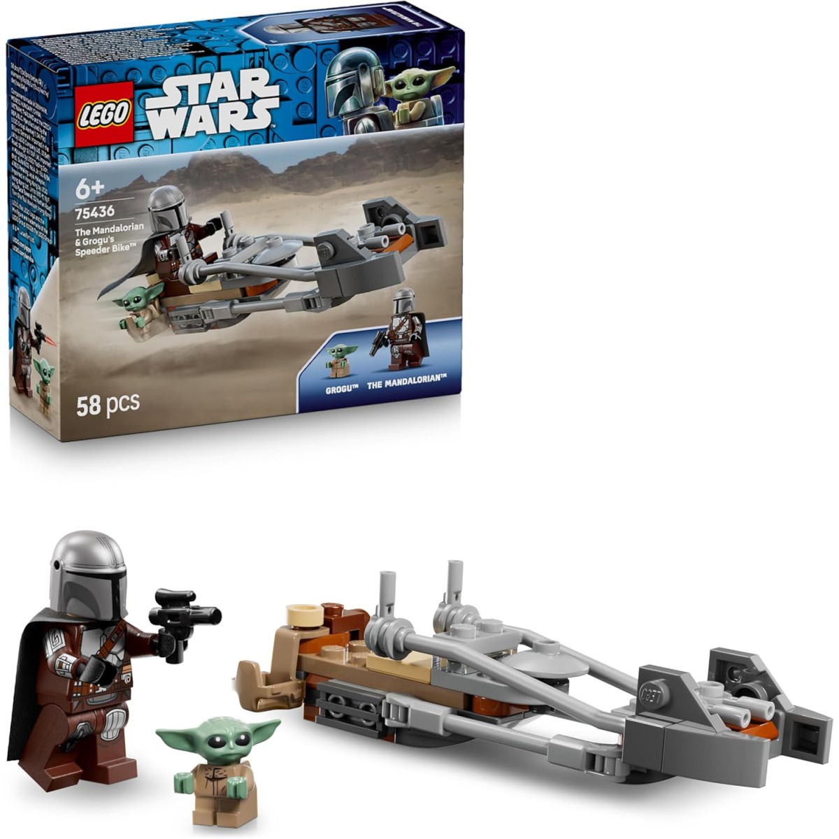 LEGO Star Wars 75436 - Speeder Bike™ del Mandaloriano e di Grogu