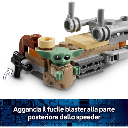LEGO Star Wars 75436 - Speeder Bike™ del Mandaloriano e di Grogu
