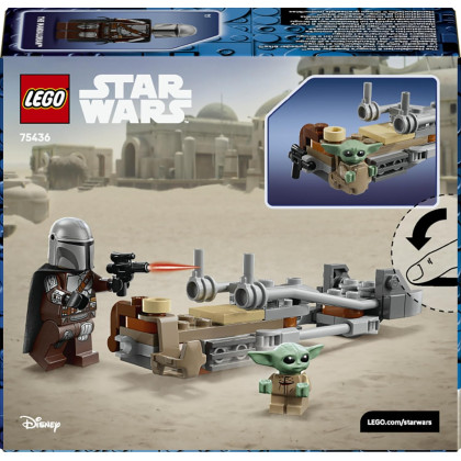 LEGO Star Wars 75436 - Speeder Bike™ del Mandaloriano e di Grogu