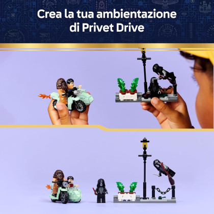 LEGO Harry Potter 76459 - Fuga da Privet Drive di Hagrid™ e Harry