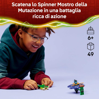 LEGO Ninjago 71849 - Nya contro Spinner Mostro della Mutazione