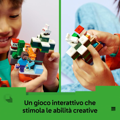 LEGO Minecraft 21583 - Avventura di Steve nella taiga