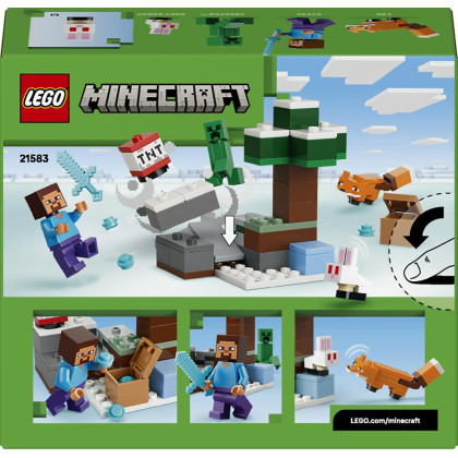 LEGO Minecraft 21583 - Avventura di Steve nella taiga