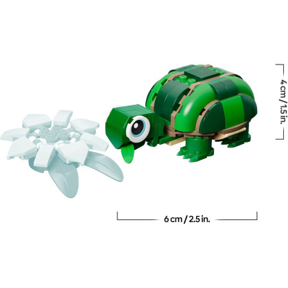 LEGO Creator 31377 - Tartaruga con fiore di ninfea