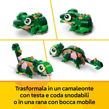LEGO Creator 31377 - Tartaruga con fiore di ninfea