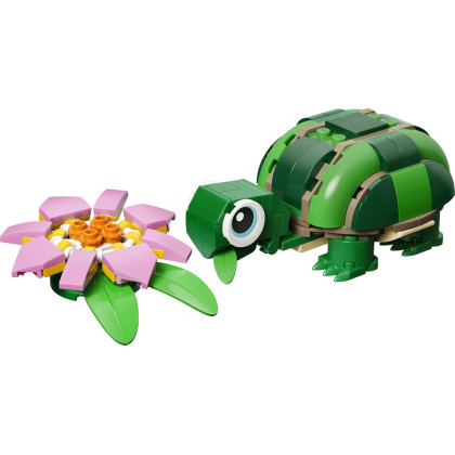 LEGO Creator 31377 - Tartaruga con fiore di ninfea