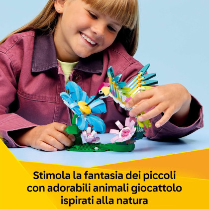 LEGO Creator 31384 - Animali selvatici: colibrì variopinto