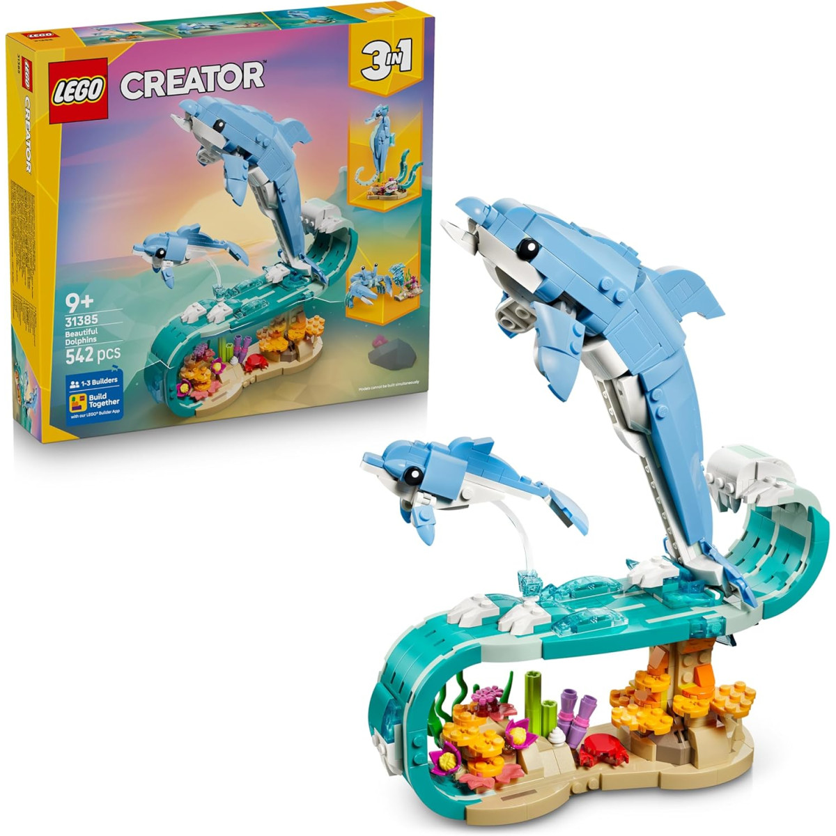 LEGO Creator 31385 - Animali marini: meravigliosi delfini