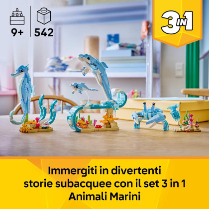 LEGO Creator 31385 - Animali marini: meravigliosi delfini