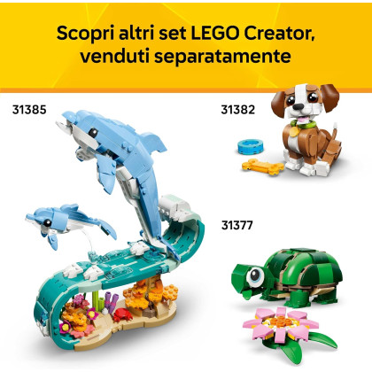 LEGO Creator 31376 - Simpatico criceto con fiore