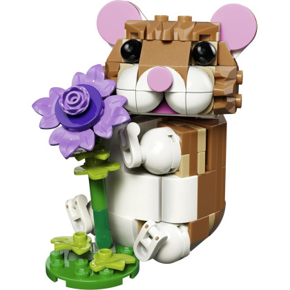 LEGO Creator 31376 - Simpatico criceto con fiore