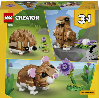 LEGO Creator 31376 - Simpatico criceto con fiore