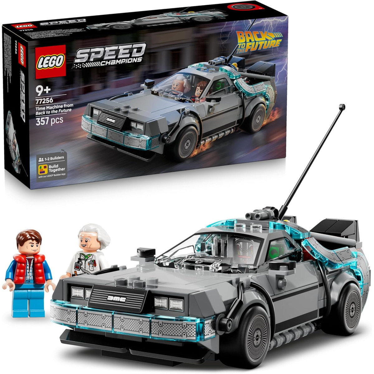 LEGO Speed Champions 77256 - Macchina del tempo di Ritorno al futuro