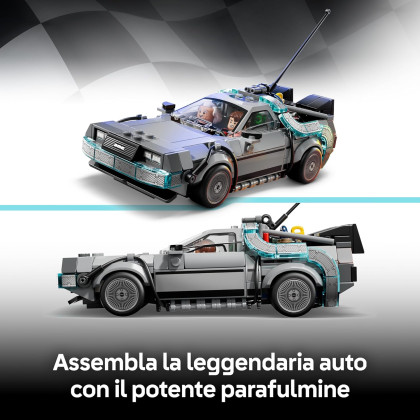 LEGO Speed Champions 77256 - Macchina del tempo di Ritorno al futuro
