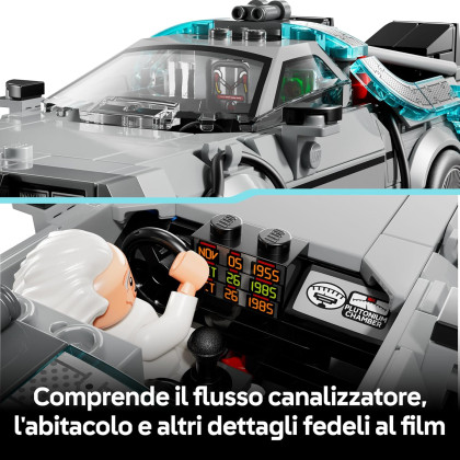 LEGO Speed Champions 77256 - Macchina del tempo di Ritorno al futuro