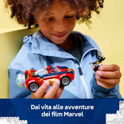 LEGO Marvel 76336 - Auto di Spider-Man vs. Venomized Wolverine