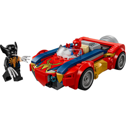 LEGO Marvel 76336 - Auto di Spider-Man vs. Venomized Wolverine