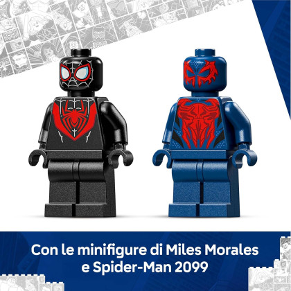 LEGO Marvel 76337 -  Mech di Miles Morales vs. Spider-Man 2099