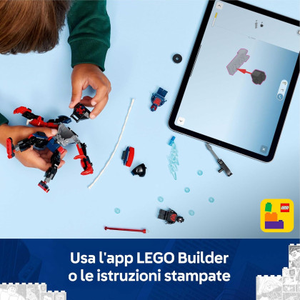 LEGO Marvel 76337 -  Mech di Miles Morales vs. Spider-Man 2099