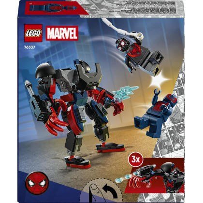 LEGO Marvel 76337 -  Mech di Miles Morales vs. Spider-Man 2099