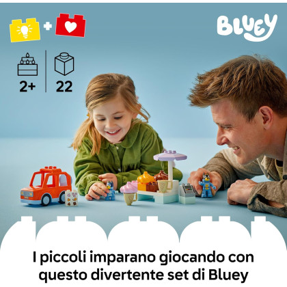 DUPLO 10458 - Visita alla gelateria di Bluey