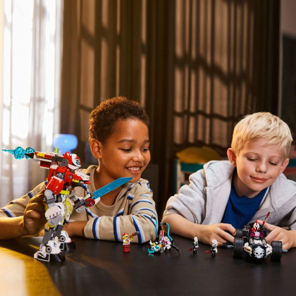 LEGO Dreamzzz 71497 - Mech tigre di Cooper e Bolide di Zero