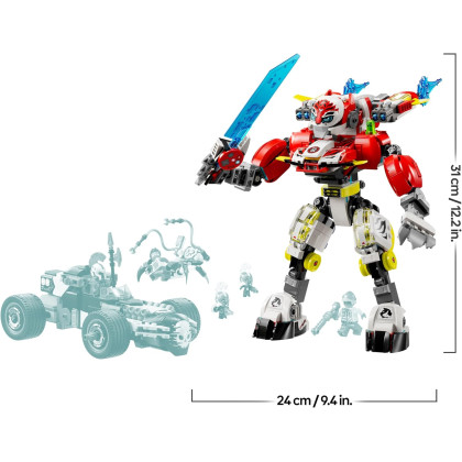 LEGO Dreamzzz 71497 - Mech tigre di Cooper e Bolide di Zero