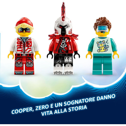 LEGO Dreamzzz 71497 - Mech tigre di Cooper e Bolide di Zero