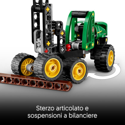 LEGO Technic 42218 - Mietitrebbia gommato John Deere 1470H