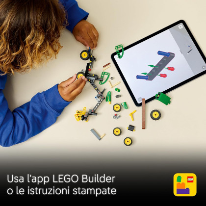 LEGO Technic 42218 - Mietitrebbia gommato John Deere 1470H