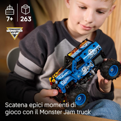LEGO Technic 42219 - Monster Jam™ Grave Digger™ Fuoco e Ghiaccio