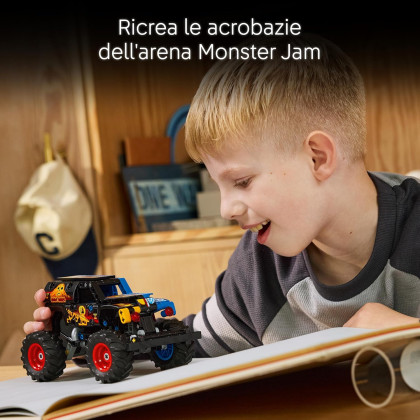 LEGO Technic 42219 - Monster Jam™ Grave Digger™ Fuoco e Ghiaccio