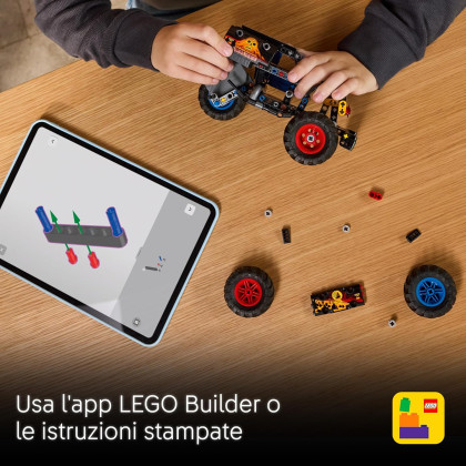 LEGO Technic 42219 - Monster Jam™ Grave Digger™ Fuoco e Ghiaccio