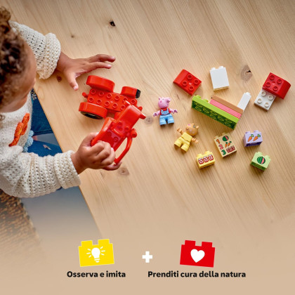 DUPLO 10468 - Trattore e mercato Peppa Pig