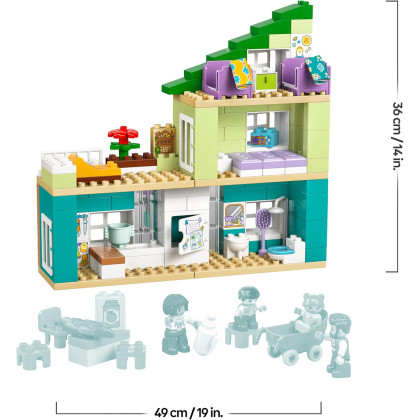 DUPLO 10470 - Casa familiare moderna 3 in 1 con personaggi