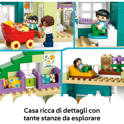 DUPLO 10470 - Casa familiare moderna 3 in 1 con personaggi