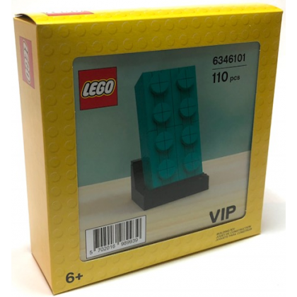 LEGO Buildable 2 x 4 Dark Turquoise Brick - 5006291 - 6346102