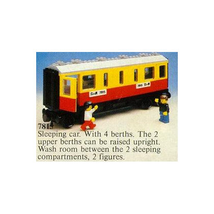 LEGO Passenger Carriage / Sleeper - 7815