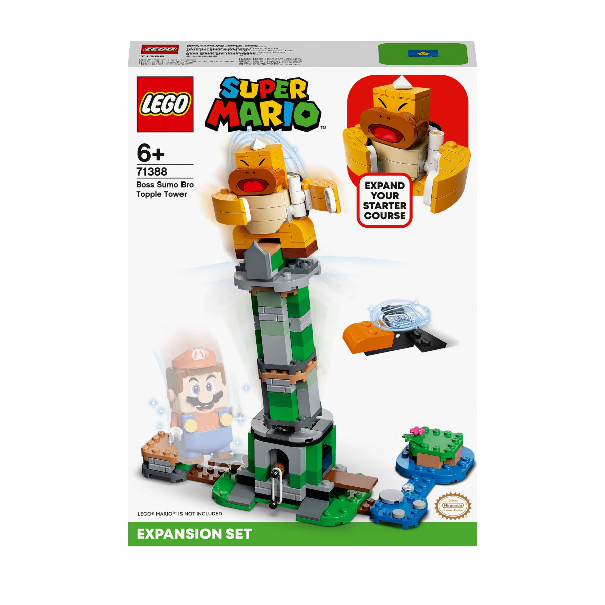 LEGO Super Mario Boss Sumo Bro Topple Tower Expansion Set - 71388