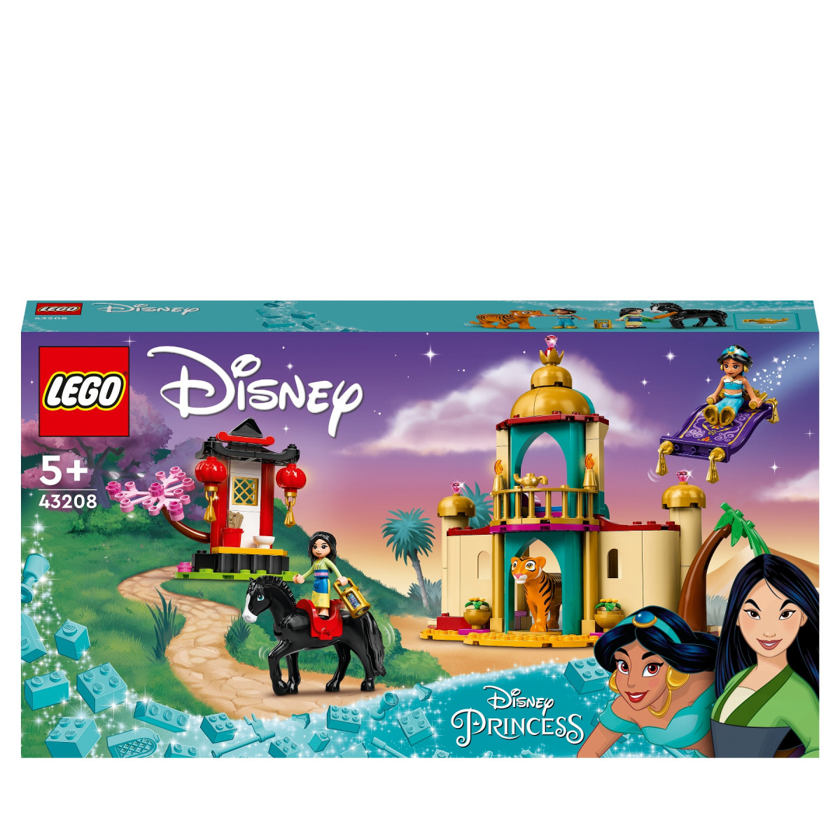 LEGO Disney 43208 Jasmine and Mulan’s Adventure Set