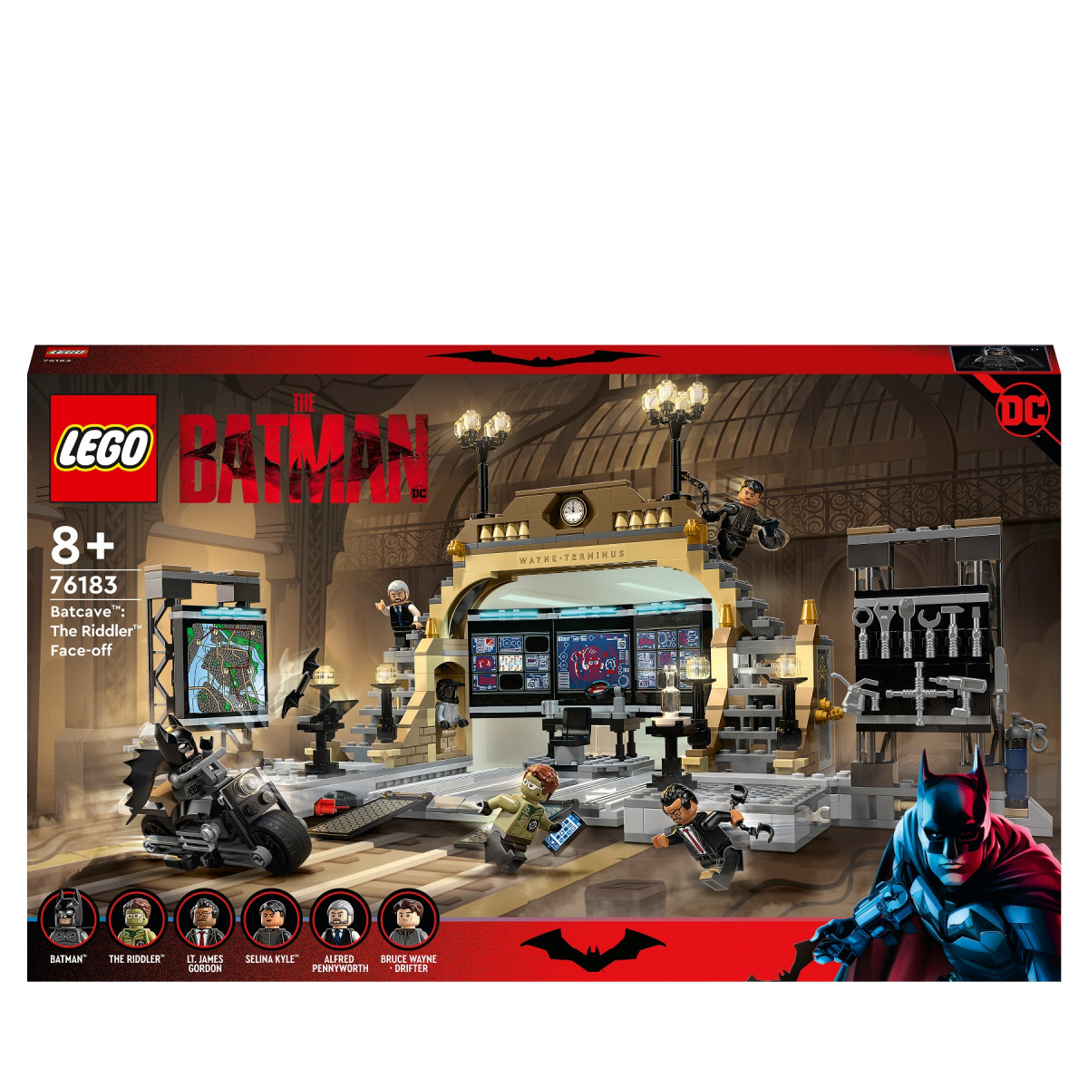 LEGO DC Super Heroes 76183 Batcave: The Riddler Face-off